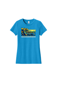 "Hope for Ukraine" Ladies Crew Neck Tee – Standing Strong for Children in Crisis