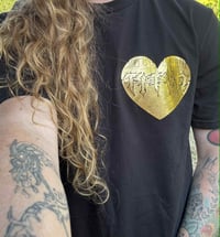Image 2 of LOVE double sided Gold Foil T