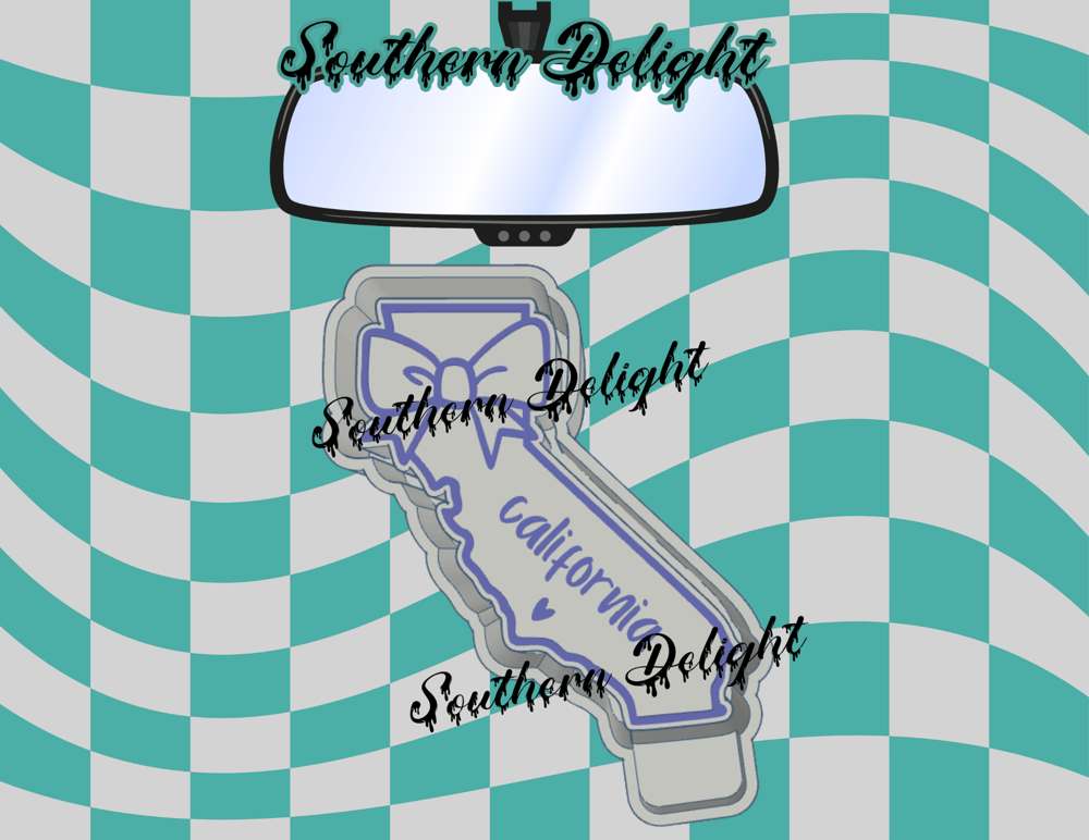 Image of California w/ Bow Mold