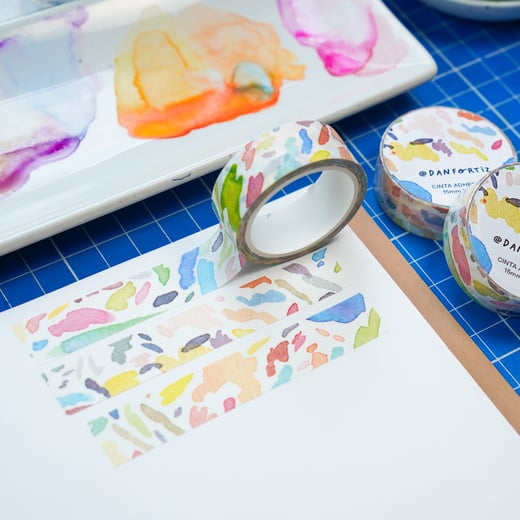 Washi tape - Acuarelas