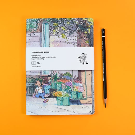 Cuaderno mediano: Camino a casa