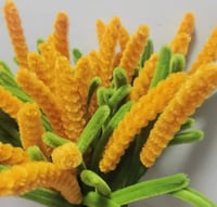 Image 2 of Golden Wheat Bouquet – Pipe Cleaner Handmade