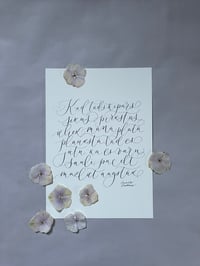 Image 1 of I. Ziedoņa citāts - kartīte/plakāts 6