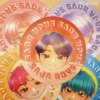 Image 5 of KPDH Double-Sided Hand Fans