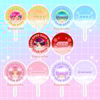 Image 1 of KPDH Double-Sided Hand Fans