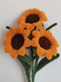 Image 1 of Sunflower Bouquet – Pipe Cleaner Handmade