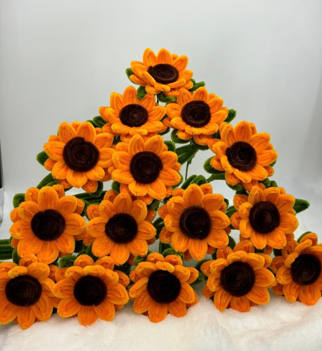 Image of π» Sunflower Bouquet β Pipe Cleaner Handmade