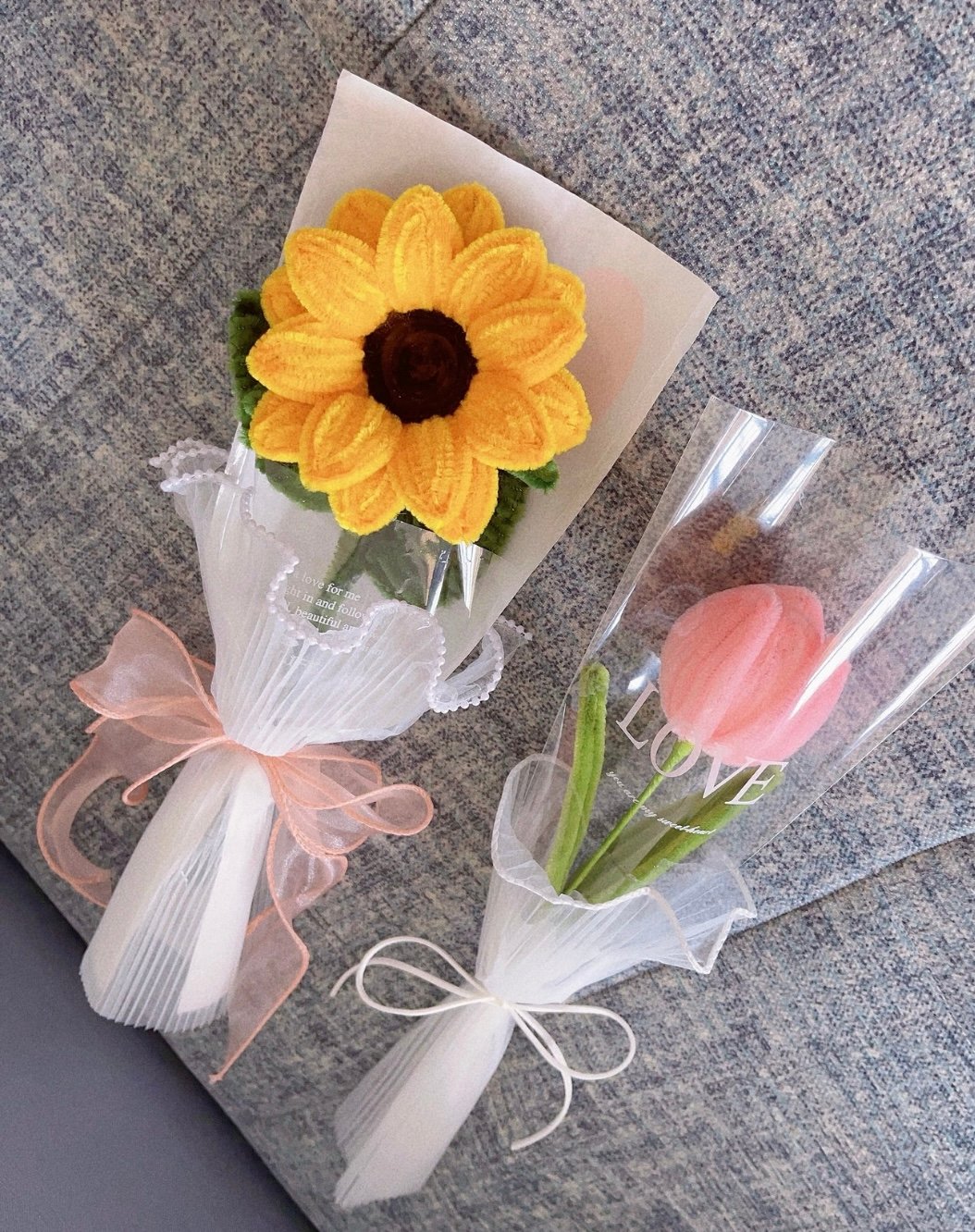 Image of π» Sunflower Bouquet β Pipe Cleaner Handmade