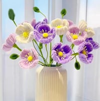 Image 2 of Multicolour Poppy Bouquet – Pipe Cleaner Handmade