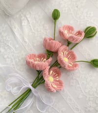 Image 4 of Multicolour Poppy Bouquet – Pipe Cleaner Handmade