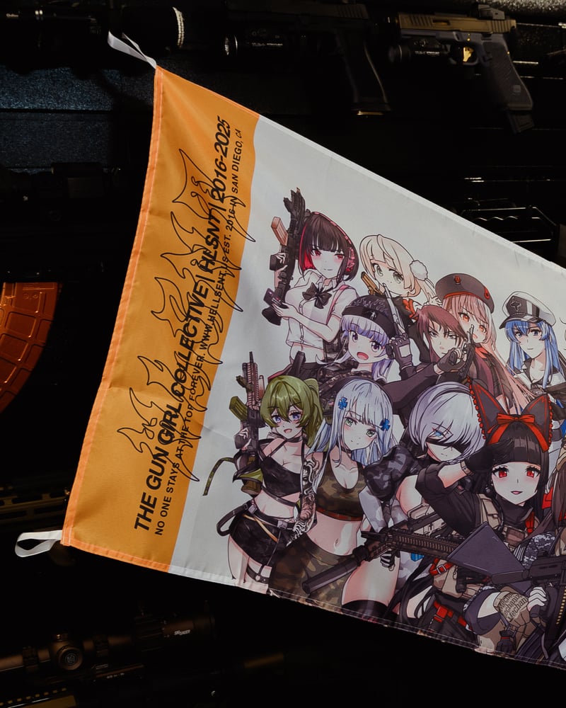 Image of Gun Girl Collective Nobori Flag