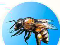 Image 3 of FINE ART PRINT " BEE B "