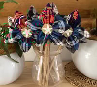 Image 1 of Memory Flowers custom created from Flannelette Shirts and a special Sports T-shirt