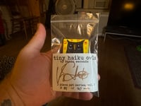 Image 1 of Kevin Seconds - Tiny Haiku Owls / 3-Piece Micro Art Set Series, Vol. 1 / #21 of 30 
