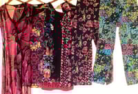 Image 2 of Memory Flowers & Memory Bunting created from a stunning collection of bright jeans & dresses