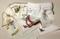 Image 4 of Memory Flowers & Memory Bunting created from a stunning collection of Doilies and tops