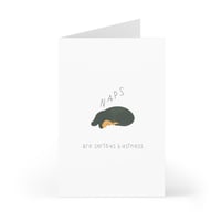 Image 2 of GREETING  CARD - NAPS (TECKEL)
