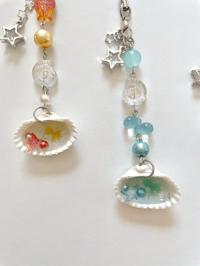 Image 5 of clam shell pond phone charms