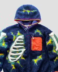 Image 5 of REWORKED CRACKY 3D PUFF SKELETON SHERA JACKET SIZE XL