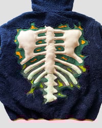 Image 8 of REWORKED CRACKY 3D PUFF SKELETON SHERA JACKET SIZE XL