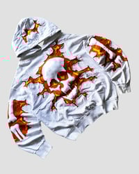 Image 2 of 1 OF 1 REWORKED CRACKY SKULL HOODIE SIZE XL