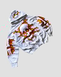 Image 3 of 1 OF 1 REWORKED CRACKY SKULL HOODIE SIZE XL