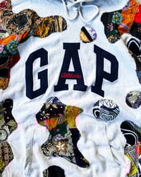 Image 4 of 1 OF 1 REWORKED GAP BATIK PATCHWORKS HOODIE SIZE XL