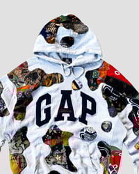 Image 5 of 1 OF 1 REWORKED GAP BATIK PATCHWORKS HOODIE SIZE XL