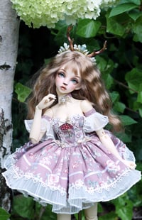 Image 4 of Copy of Handmade Dress for Minifee doll - FAWN SET