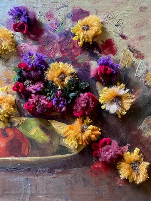 Image of altered perspective painting - bloemen