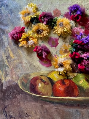 Image of altered perspective painting - bloemen