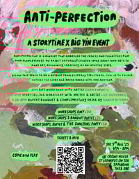 Anti-Perfection tickets - Creative workshops with buffet feast