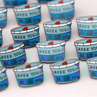 Image 1 of Greek Yogurt - Enamel Pin