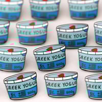 Image 4 of Greek Yogurt - Enamel Pin