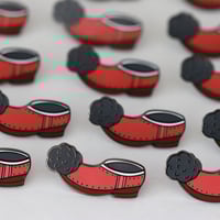 Image 2 of Red Tsarouchi - Enamel Pin