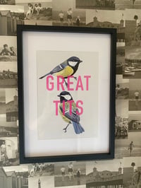 Image 2 of Great Tits print 