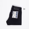 #264 W-01 SLIM STRAIGHT 13 oz. black selvedge (size 25)