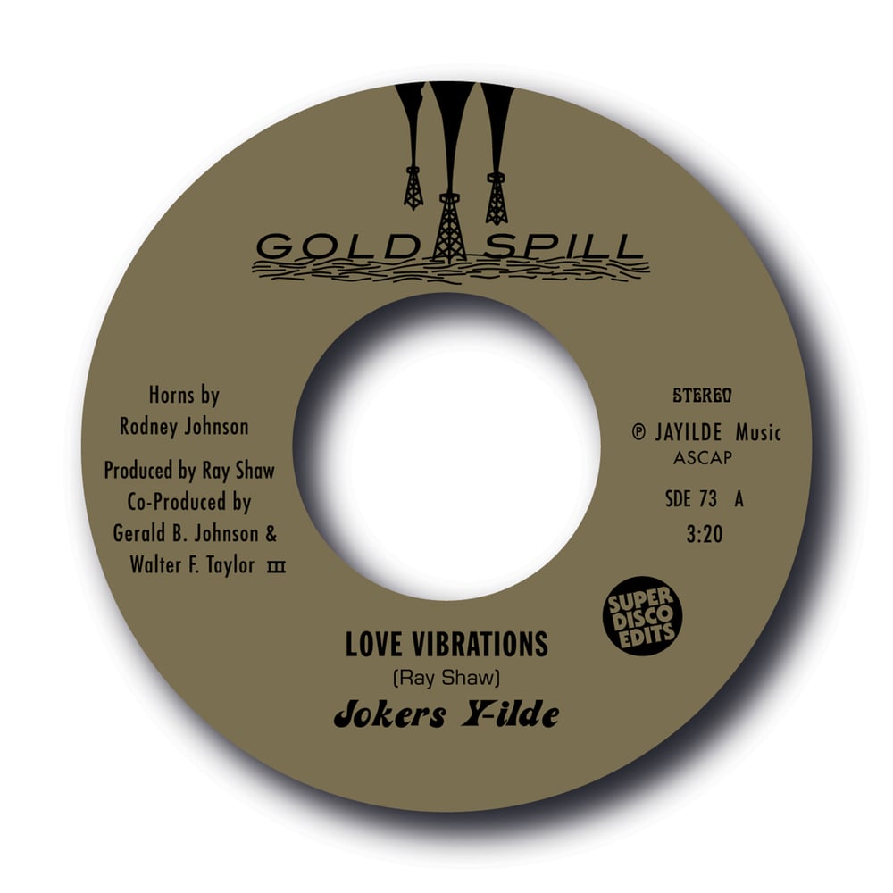 The Jokers Y-ilde "Love Vibrations" Gold Spill 45rpm Pre Order