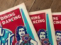 Image 2 of Ken's Hula Hut Club Linocut Print  FREE SHIPPING