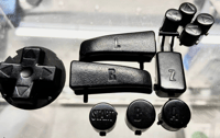Image 2 of N64 - Black Buttons (Dyed OEM)