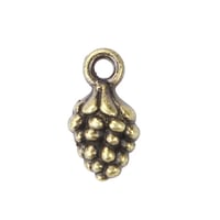Image 1 of Pine Cone Charms Antique Bronze Nature Inspired Pinecone Pendants 13x7mm 10 pcs F382A