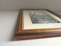 Image 9 of Framed Vintage Art Print,'Tranquility' by Maurice Bishop, Artist Signed, Woodland Stream Waterfall