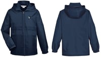 Image 1 of YOUTH HOODED RAIN JACKET