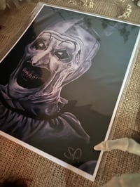 Image 3 of 8.5”x11” Art the Clown Art Print