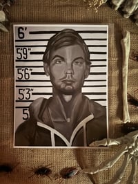 Image 1 of 8.5”x 11” Jeffrey Dahmer Art Print 