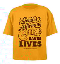 Gender Affirming Care Saves Lives (Yellow Cloud Shirt)