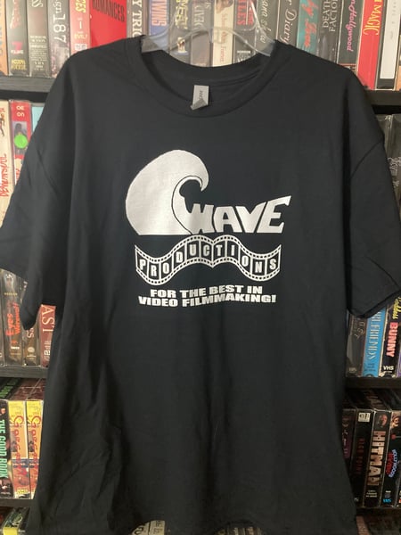 Image of W.A.V.E. PRODUCTIONS  ‘80s logo shirt officially licensed SOV 