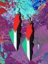 Image 3 of Power to Palestine earrings