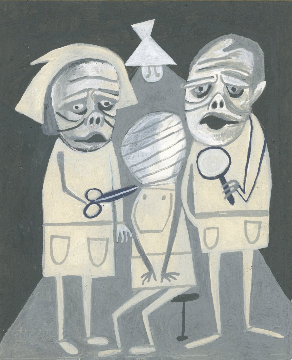 Image of Eye of the Beholder Twilight Zone - original painting