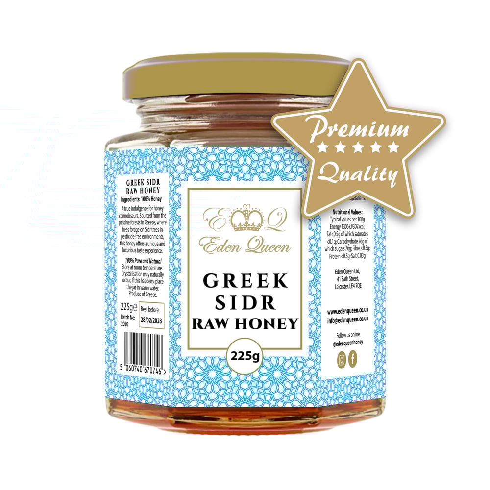 Image of Raw Greek Sidr Honey (225grams)